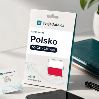 eSIM Polsko 50 GB / 179 dní