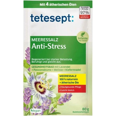Tetesept Mořská sůl protistresová 80 g