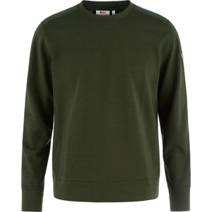 Fjällräven Мъжки поларен пуловер Fjällräven Keb Fleece Crew Neck Fleece jumper - Deep Forest - размер XXL (005-6876-0416)