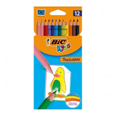 BIC Моливи BIC Tropicolors 12 цвята