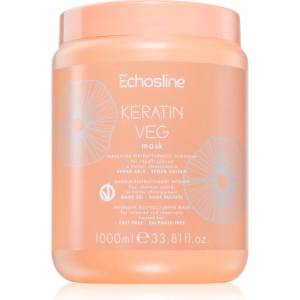 Echosline Keratin veg Mask интензивно подхранваща маска за суха и пореста коса с аминокиселини 1000ml