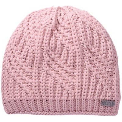 Pletex pletená čepice s fleecovou podšívkou L493 Světle pudrová