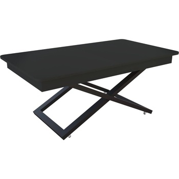 IVM BG Разтегателна маса Барселона с повдигащ механизъм - черен мат