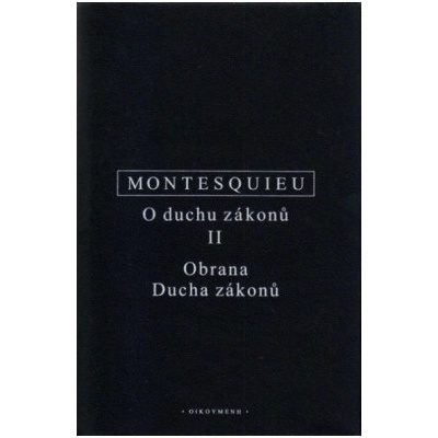 O duchu zákonů II - Charles Louis de Montesquieu
