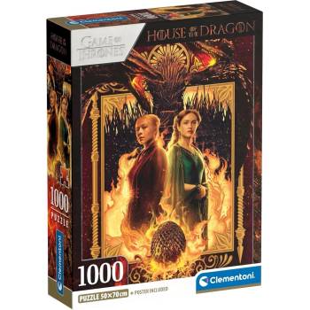 Image 1 of Clementoni - Пъзел House of The Dragon 39903 1000ч