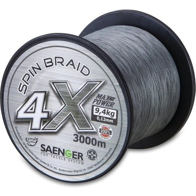 Saenger Šnúra 4 X Spin Braid 3000m 0,12mm