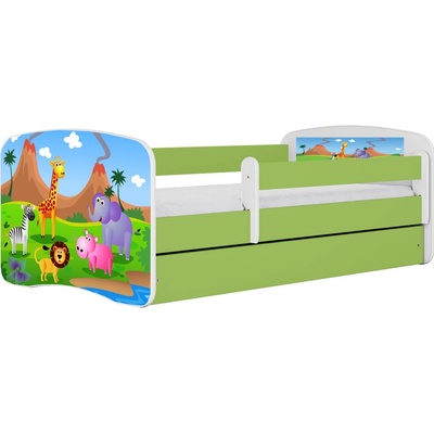 Kocot Kids Babydreams safari zelená se šuplíky