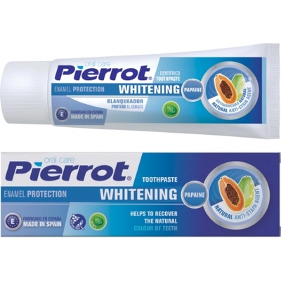 Pierrot Избелваща паста за зъби, с папаин, 75 ml