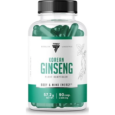 Trec Nutrition Korean Ginseng, 500 mg, 90 капсули, Trec Nutrition