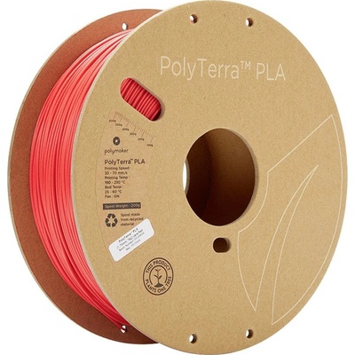 Polymaker PolyTerra PLA, 1,75 mm, 1 kg Lava Red (PM70826)