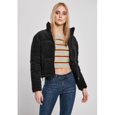 Urban Classics Дамско яке в черно от Urban Classics Ladies Corduroy PufferUB-TB3769-00007 - Черен, размер XS