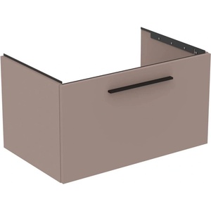 Ideal Standard i. life B сиво-бежов матов стенен шкаф с 1 чекмедже 80 см (T5271NH)