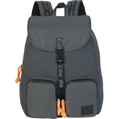 Miss Lemonade Ученическа раница Miss Lemonade - Vogue, Сива (DKT64684)