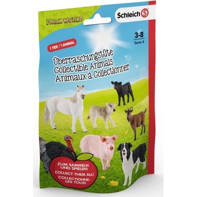 Schleich Чанта с изненада - фермерски животни XS
