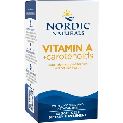 Nordic Naturals Vitamin A + Carotenoids [30 Гел капсули]