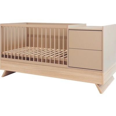 Faktum Kombi postýlka Sienna 120 x 70 cm 3v1 Capuccino