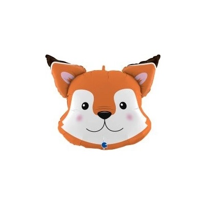 Liška hlava 30 76 cm fóliový balónek