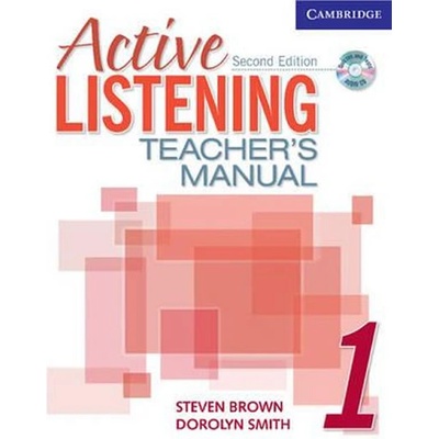 Active Listening 2nd edition L 1 Teacher's Manual with Audio CD
