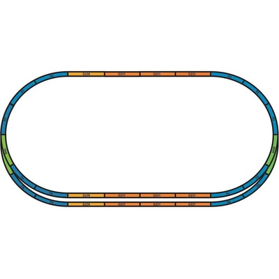 Piko Комплект пътна настилка за релси комплект e (55367)