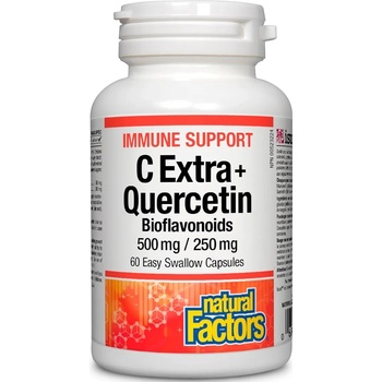Natural Factors Immune Support C Extra + Quercetin, 60 капсули, Natural Factors (1398 NF)