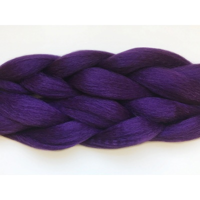 100% Kanekalon jumbo braid Barva: PURPLE (purple, fialová) – Zboží Mobilmania