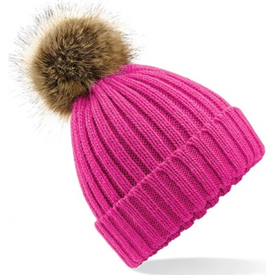 pletená čepice Chunky Fuchsia