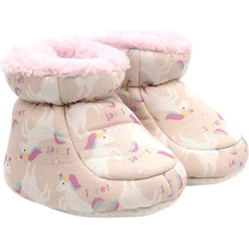 Funny Baby Бебешки буйки Funny Baby - Unicorn, размер 17, 4-8 м, праскова (7366-41)