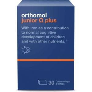 Orthomol Junior Omega Plus [90 Дъвчащи таблетки]