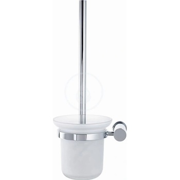 Duravit D-Code WC kefa nástenná, matné sklo/chróm 0099271000
