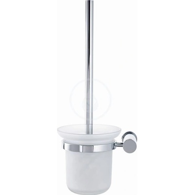 Duravit D-Code WC kefa nástenná, matné sklo/chróm 0099271000