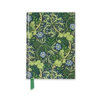 Flame Tree Publishing William Morris: Seaweed (Foiled Pocket Journal) | Flame Tree Publishing