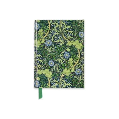 Flame Tree Publishing William Morris: Seaweed (Foiled Pocket Journal) | Flame Tree Publishing