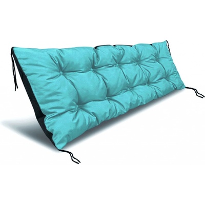 Mybesthome prošívané sezení na lavici WILSON color 51 tyrkysová 120x40 cm