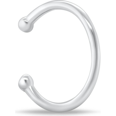 Brilio Silver Minimalistická single záušnice EA1290W