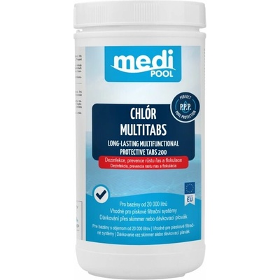 mediPOOL MULTIFUNKČNÍ pomalurozpustné tablety Maxi 1 kg