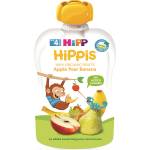HiPP Био Плодова закуска ябълки, круши и банан 100 гр. - 4+ месеца