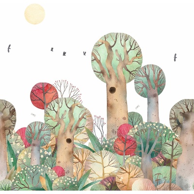 Decoprint CW6049-1 vliesová obrazová tapeta na zeď Cute Walls, rozměry 2,65 x 2,8 m