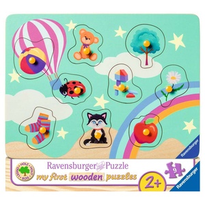 Ravensburger Дървен пъзел Ravensburger от 10 части - Моят първи пъзел (3144) - ozone