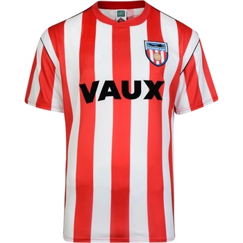 Score Draw Футболна фланелка Score Draw Sunderland Home Shirt 1989/1990 Adults - Red/White