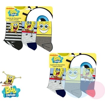 Ponožky Sponge Bob 3ks