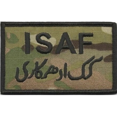 MILITARY RANGE Nášivka ISAF velcro MULTICAM