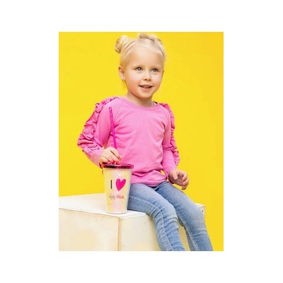 Winkiki dievčenské tričko ružová