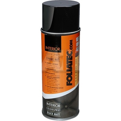Foliatec barva na interiér ve spreji černá matná 400 ml