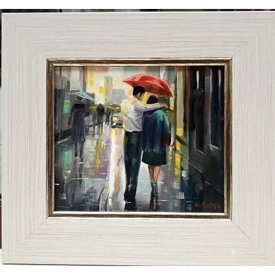 Картина " Романтика под дъжда"