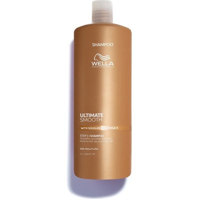 Wella Professionals Ultimate Smooth Shampoo intenzivně vyživující šampon pro lesk a hebkost vlasů 1000 ml