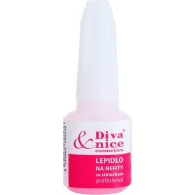 Diva & Nice Cosmetics Accessories lepidlo na nechty so štetčekom profesional