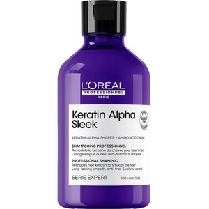 L'Oréal L'Oréal Professionnel Keratin Alpha Sleek Шампоан за гладкост, 300 ml - baby