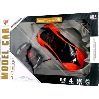 Shantou Chenghai Bestnew Toys Акумулаторна кола с радиоконтрол с волан и зарядно, звукови и светлинни ефекти 6688 М16-241