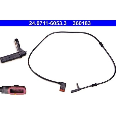 Snímač počtu otáčok kolesa ATE 24.0711-6053.3