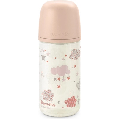 Suavinex fľaša sklo Dreams fyziologická SX Pro SF ružová 240ml